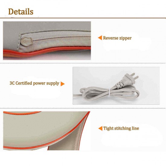 Electric Massager Kneading Back Neck Body Shoulder Shawl Neck Heating Therapy Blood Circulation