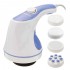Electric Massager Massage Neck Shoulder Arm Back Leg Foot W/ Four Massage Heads