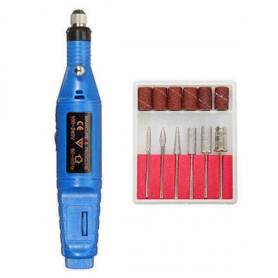 Electric Nail Drill Pen Metal Bits File Grinding Polishing Engraving Cutting Pedicure Machine Electric Nail Drill Pen Metal Bits File Grinding Polishing Engraving Cutting Pedicure Machine