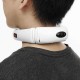 Electric Neck Massager USB Charging Pulse Magnetic Effect Shoulder Therapy Device LED Vertebra Pain Relief Treatment Massager