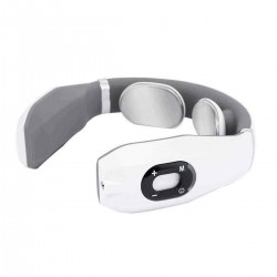 Electric Pulse Neck Back Massager Cervical Vertebra Magnetic Pain Relief Therapy Device Promotes Blood Circulation