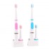 Electric Toothbrush IPX7 Waterproof One-touch Switch Soft Brush Head Low Noise Teeth Brush Whitening Kit