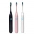 Electric Toothbrush Vibrating Toothbrush with Replacement Heads Acoustic Wave Vibration Waterproof Soft Electric Toothbrush IPX7 Waterproof