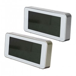Electronic PM2.5 Detector Air Quality Tester Monitor Clock Timer USB Chargeable
