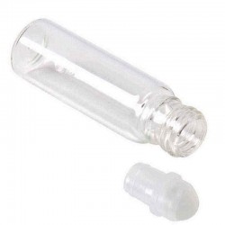Empty Clear Glass Roll on Bottles Refillable Roller Ball Essential Oil Liquid Bottle 10ml