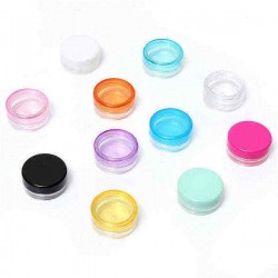 Empty Eye Cream Container Bottle Jar Makeup Plastic Eyeshadow Cosmetics Travel