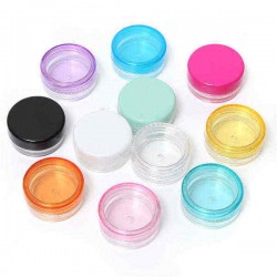 Empty Eye Cream Container Bottle Jar Makeup Plastic Eyeshadow Cosmetics Travel