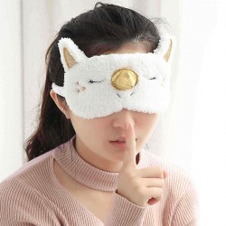 Eye Mask Gold and Silver Nose Sleep Eye Mask Four can be Combined Suit Plush Blackout Goggles