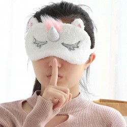 Eye Mask Gold and Silver Nose Sleep Eye Mask Four can be Combined Suit Plush Blackout Goggles