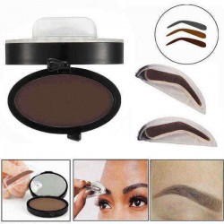 Eyebrow Stamp Powder Enhancer Mineral Brown Makeup Pigments Cosmetic Palette Definition Arched Shaped
