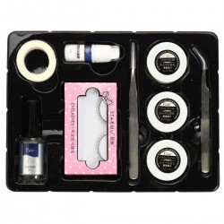Eyelashes Extension Grafting Kit Glue Holder Tweezers Mascara Wands Beauty Salon Training Set