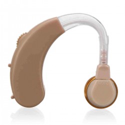 F-135 Mini Portable Hearing Aid Sound Voice Amplifier Behind Ear Enhancement Ear Hearing Aid