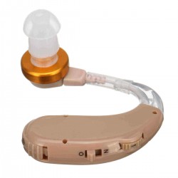 F-189 Mini Portable Hearing Aid Sound Voice Amplifier Behind Ear Enhancement Ear Hearing Aid