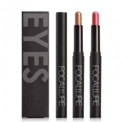 FOCALLURE 12 Colors Glitter Eye Shadow Pencil Highlighter Eyes Makeup Pen Cosmetic