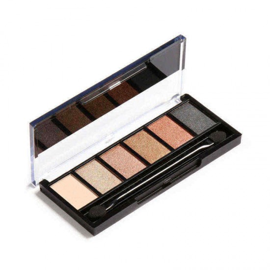 FOCALLURE 6 Colors Nude Eye Shadow Shimmer Matte Earth Color Eyeshadow Palette Cosmetic Makeup Set FOCALLURE 6 Colors Nude Eye Shadow Shimmer Matte Earth Color Eyeshadow Palette Cosmetic Makeup Set