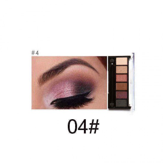 FOCALLURE 6 Colors Nude Eye Shadow Shimmer Matte Earth Color Eyeshadow Palette Cosmetic Makeup Set FOCALLURE 6 Colors Nude Eye Shadow Shimmer Matte Earth Color Eyeshadow Palette Cosmetic Makeup Set