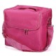 Fabric Portable Makeup Case Box With Shoulder Straps