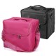Fabric Portable Makeup Case Box With Shoulder Straps