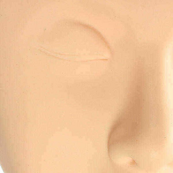 Face Eyelash Makeup Training Mannequin Head