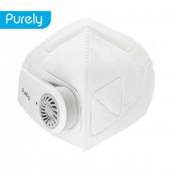 Face Mask Reusable Washable Dust-Proof Anti Pollution Respirator with Breathe Valve PM2.5 Filtration Efficiency