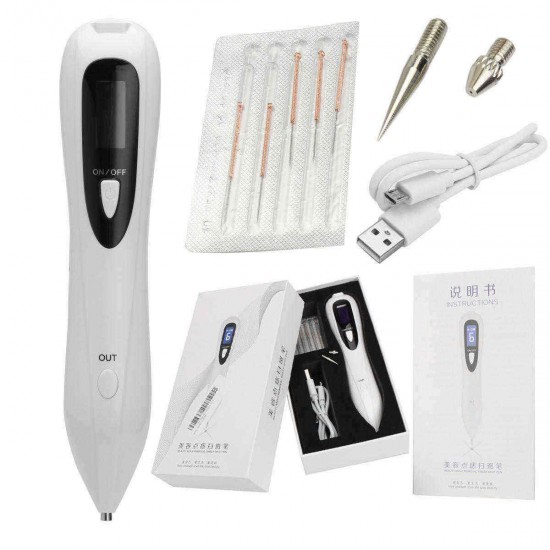 Facial Black Spot Extractor Tools Rechargeable Freckle Laser Spot Laser Beauty Mole Removal Machine Tool Facial Black Spot Extractor Tools Rechargeable Freckle Laser Spot Laser Beauty Mole Removal Machine Tool