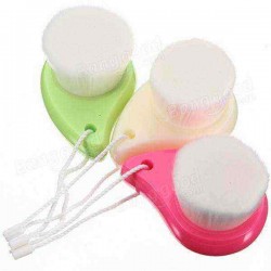 Facial Cleansing Brush Mild Fiber Face Deep Clean Wash Pore Care Powder Brushes