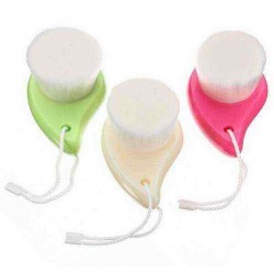 Facial Cleansing Brush Mild Fiber Face Deep Clean Wash Pore Care Powder Brushes