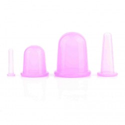 Facial Cupping Massage Anti Ageing Lift Skin Reduce Spot Wrinkle Silicone Vacuum Cup Body