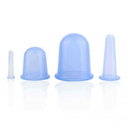 Facial Cupping Massage Anti Ageing Lift Skin Reduce Spot Wrinkle Silicone Vacuum Cup Body