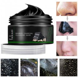 Fakazi Bamboo Charcoal Blackhead Remover Peel Off Mask Moist Smooth Deep Cleansing