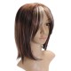 Fashion Women's Short Brown Blonde Natural Straight Cosplay Hair Full Wigs