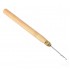 Feather Hair Extension Wooden Loop Needle Threader Thread Hook Tool Micro Ring