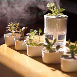 Feibi S1 320ml Air Humidifier 15 Degrees Nano Sprayer Aromatherapy Humidifier Eco Cup Night Light