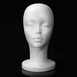 Female Foam Styrofoam Mannequin Cap Wig Head display Holder Model