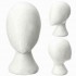 Female Styrofoam Foam Head Model Mannequin Hair Wig Stand Display Reading Glass Holder
