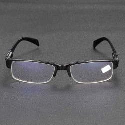 Finished Coating Myopia Glasses Clear Optical Half-rim Nearsighted Glasses -100 To -400