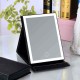 Fold LED Touch Screen Makeup Table Mirror PU Leather USB Charge Cosmetic Mirror Lamp Luminous Tool