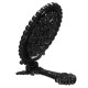 Foldable Mini Makeup Mirror Cosmetic Black Pocket Girl