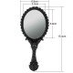 Foldable Mini Makeup Mirror Cosmetic Black Pocket Girl