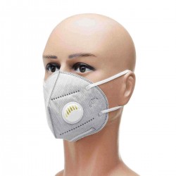 Folding PM2.5 Dust Anti-fog Face Mask Hanging Ear Type Gas Filter Breathing Protective Mask