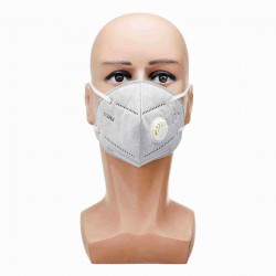 Folding PM2.5 Dust Anti-fog Face Mask Hanging Ear Type Gas Filter Breathing Protective Mask