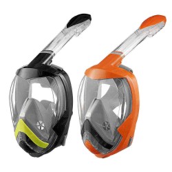 Full Face Snorkel Tube Mask Diving Mask Underwater Swimming For Free-diving Swim