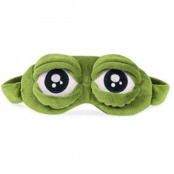 Funny Frog Ice bag 90g Cartoon Spoof Sleeping Eye Face Mask Comfortable Help To Sleep