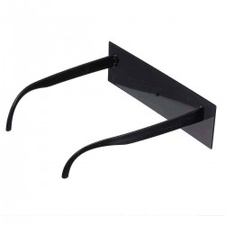 Funny Party Glasses Photobooth Props Censorship Black Eye Covered Bar Internet Sunglasses for Costume Show Party Cosplay