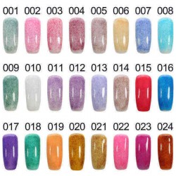 Furs Velvet Charming LED UV Soak Off Nail Art Gel Polish 24 Colors Special Design