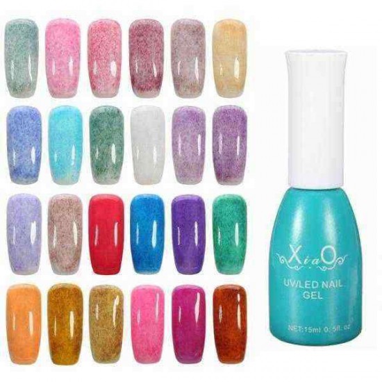 Furs Velvet Charming LED UV Soak Off Nail Art Gel Polish 24 Colors Special Design