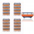 GFLV® 16pcs 5 Layers Blades Shaving Razor Shaver Heads Replacement for Gillette