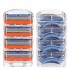 GFLV® 8pcs 5 Layers Blades Shaving Razor Shaver Heads Replacement for Gillette