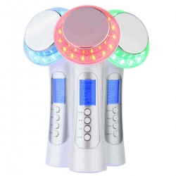 Galvanic IONS Ultrasound Photon Therapy LED Light Device Face Lift Massager Beauty Machine