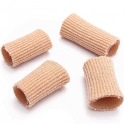 Gel Fabric-Covered Toes Fingers Tube Bunion Protector Calluses Corns